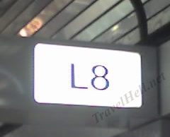airport gate: L8